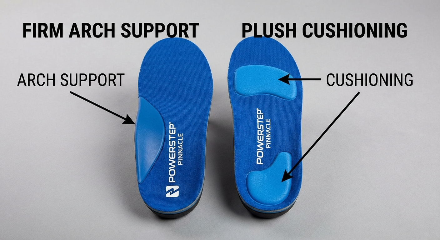 PowerStep Pinnacle orthotic insoles for plantar fasciitis