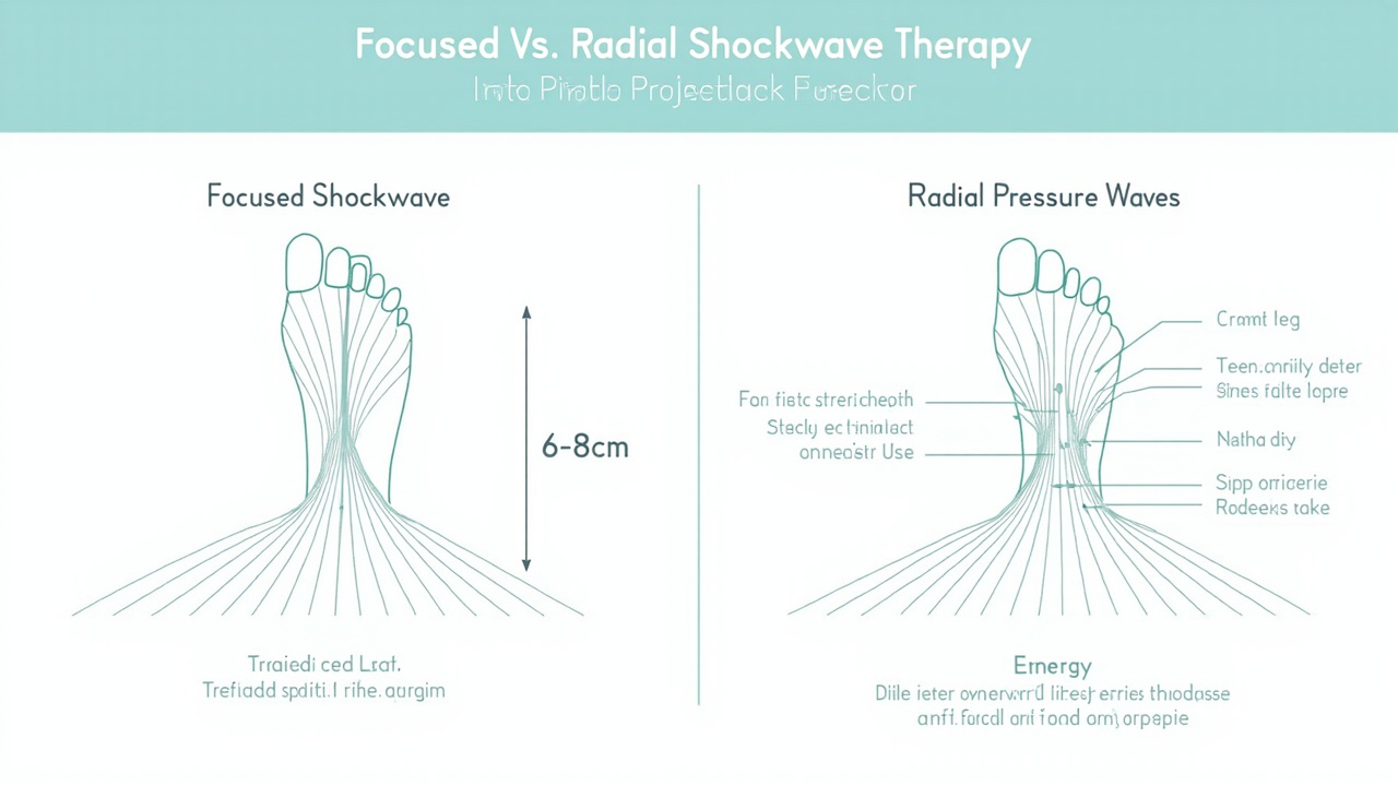 Focused vs Radial Shockwave Comparison