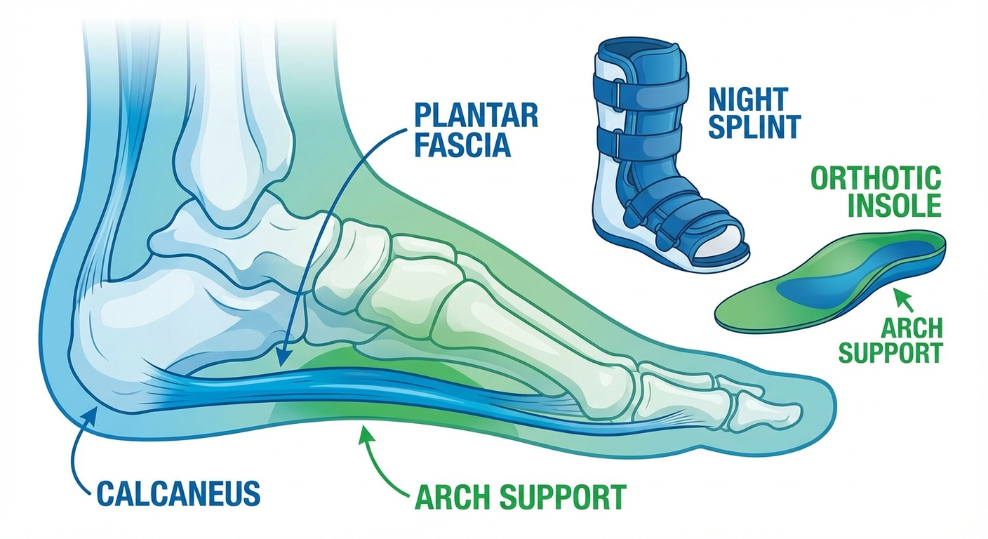 Lacrosse ball foot roller for plantar fasciitis