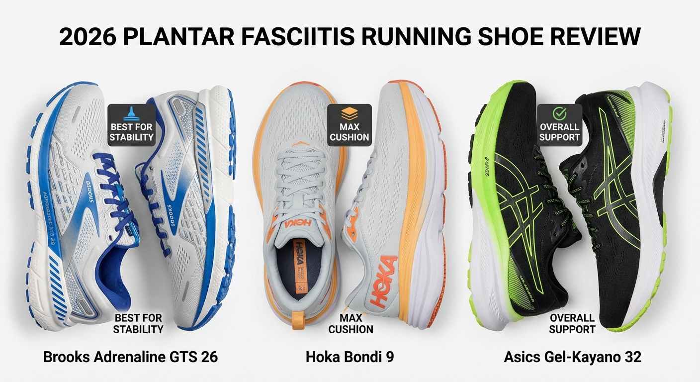 Best shoes for plantar fasciitis 2026 — top-rated supportive footwear